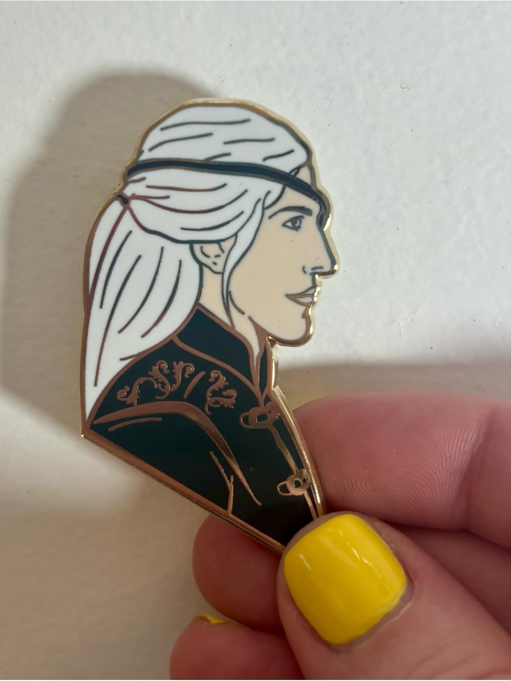 House of the Dragon Aemond Profile Enamel Pin from BlackWandaShop